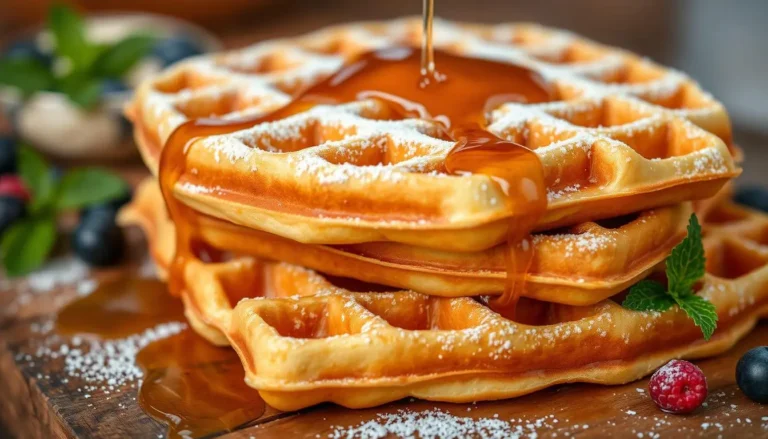 Herzhafte Waffeln
