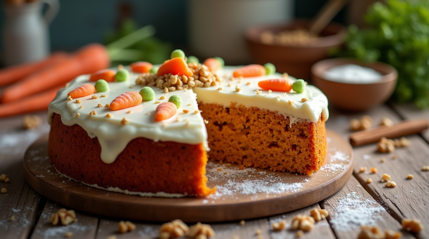 You are currently viewing Karottenkuchen mit Frosting: 7 Tipps für extra saftiges Ergebnis