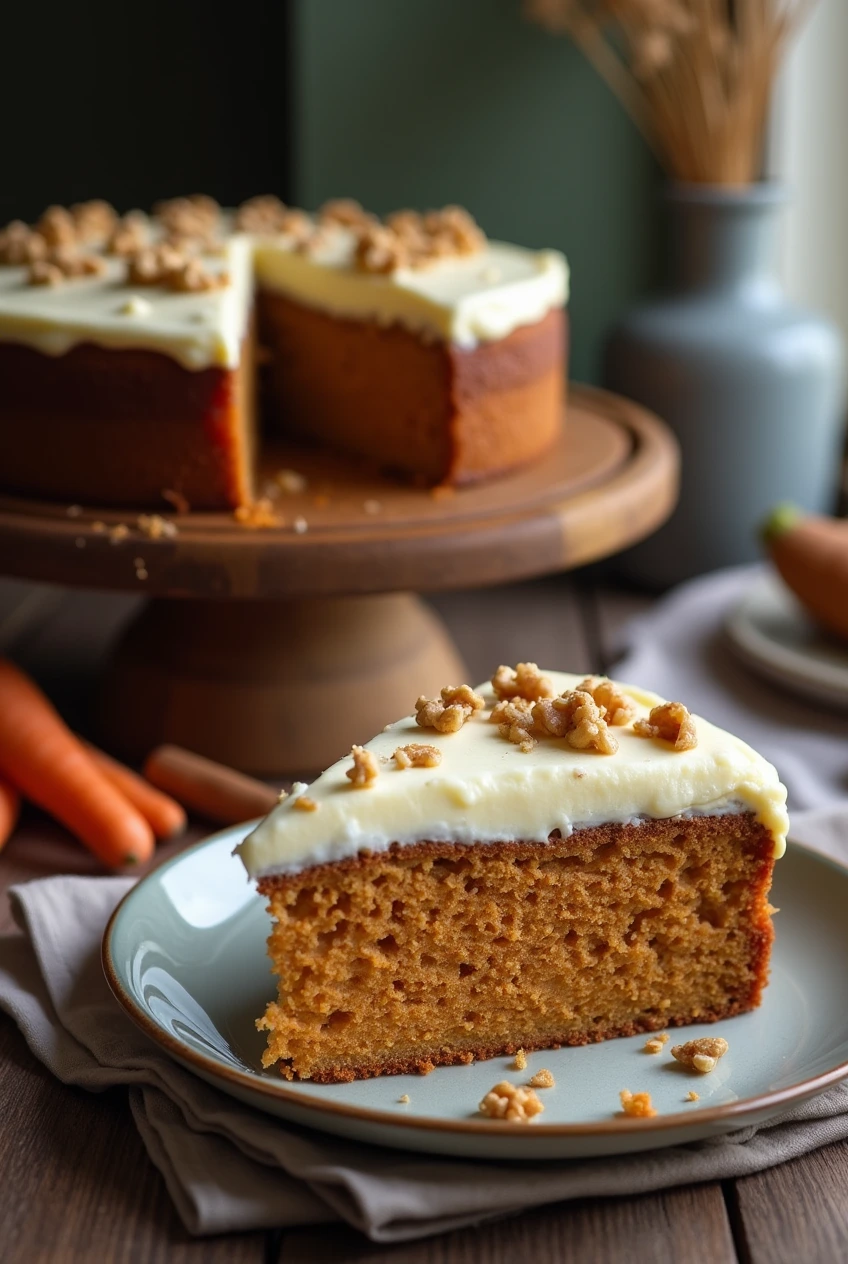 karottenkuchen mit frischkäse