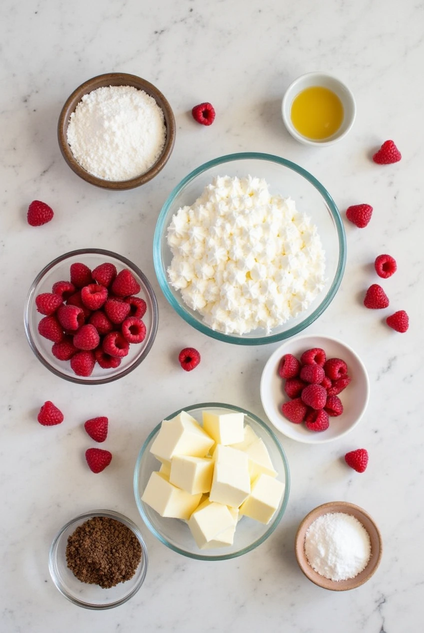 dessert baiser himbeeren